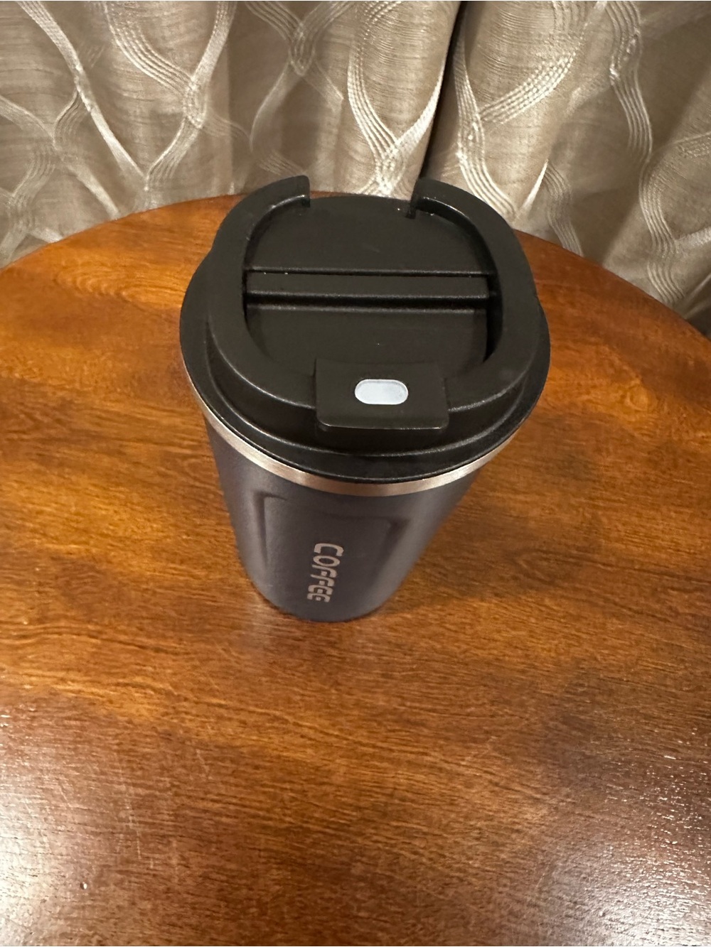 Blue Stainless Steel Insulated Travel Coffee Mug - Picture 5 of 9